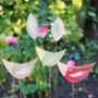 Birds Personalised Garden Pot Stakes, thumbnail 3 of 9