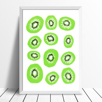 Kiwifruit Limited Edition Print Framing Available, 2 of 3