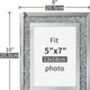Silver Photo Frame Crystal Sparkle Ornament, thumbnail 2 of 6