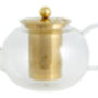 Gold And Glass Tea Pot, thumbnail 2 of 2
