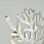 Personalised Silver And Wood Jewellery Tree, thumbnail 5 of 8