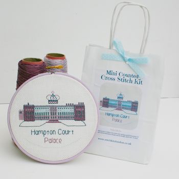 London Hampton Court Palace Cross Stitch Kit, 3 of 4