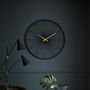 Large Metalwork Wall Clock, thumbnail 2 of 5