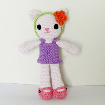 Hand Crochet Toy Kitten, 2 of 2