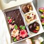 Vegan Personalised Chocolate Hibiscus Flower Gift Box, thumbnail 9 of 9