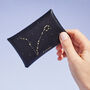 Personalised Star Sign Leather Coin Purse, thumbnail 3 of 8