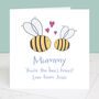 The Bee's Knees Personalised Mother's Day Card, thumbnail 1 of 3