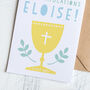 Personalised First Holy Communion Or Confirmation Card, thumbnail 2 of 3