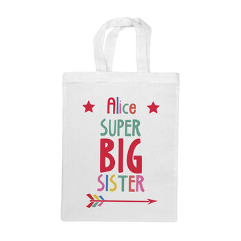 Personalised Big Sister Mini Tote Bag, 7 of 7