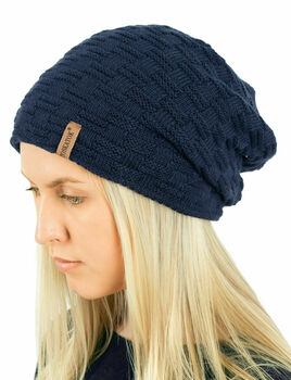 Texture Knit Slouch Beanie, 7 of 9