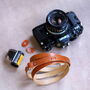 Personalised Leather Camera Strap Slim, thumbnail 1 of 10