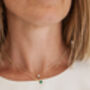 Daisy Nine Carat Gold Elphaba Emerald Necklace, thumbnail 2 of 6