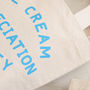 'Ice Cream Appreciation Society' Little Canvas Bag, thumbnail 4 of 6