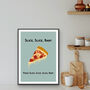 Slice Slice Baby Kitchen Print, thumbnail 1 of 3