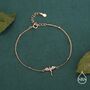 Sterling Silver Dragon Charm Bracelet, thumbnail 4 of 12