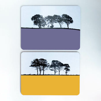 Boxed Set Of Six Landscape Table Mats. Set Three, 2 of 5