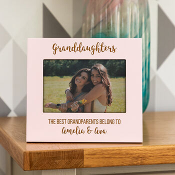 Personalised Grandchildren Pastel Photo Frame Gift For Grandparents, 5 of 7