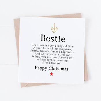 Personalised Friend Christmas Card, 3 of 4