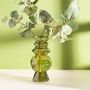 Olive Green Glass Vase, thumbnail 1 of 2