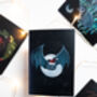 Bat In Santa Hat Christmas Card, thumbnail 3 of 5