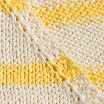 Striped Neckerchief Knitting Kit, 4 of 8