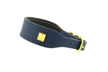 Handmade Flat And Wider Soft Leather Collar, 4 of 12