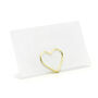 Gold Heart Place Card Holders, thumbnail 5 of 6
