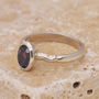 Amethyst Oval Ring, thumbnail 3 of 4