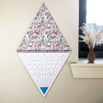 2025 Illustrated Triangle Wall Calendar, 7 of 10