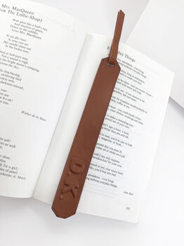 Personalised Leather Bookmark, 2 of 9