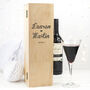 Personalised Couple's Romantic Wine Box, thumbnail 1 of 3