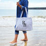 Personalised Monogram Initials Beach And Shopping Bag, thumbnail 1 of 5