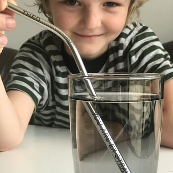 Personalised Stainless Steel Drinking Straws, 2 of 11