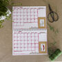 Personalised Meadow Calendar With Seeds, thumbnail 1 of 2