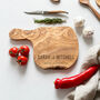 Personalised Olive Wood Cheese Board For Couples, thumbnail 1 of 11