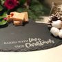 Baked With Love Christmas Slate Heart Serving Plate, thumbnail 2 of 4