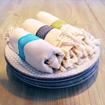 Poppy Hand Hammam Cotton Towel, 8 of 8
