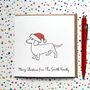 Personalised Dog Christmas Card, thumbnail 5 of 11