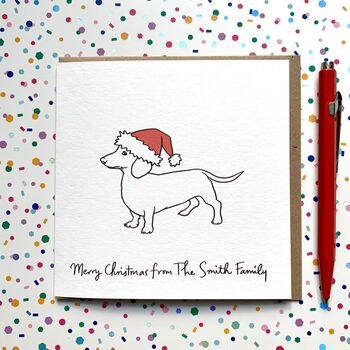 Personalised Dog Christmas Card, 5 of 11
