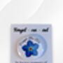 20 Forget Me Not Funeral Badges Personalised Card, thumbnail 3 of 3