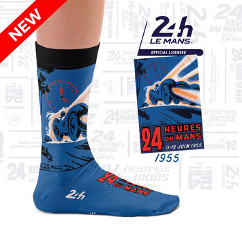 Le Mans Racing Posters Gift Socks, 7 of 11