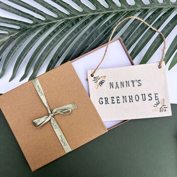Nanny's Greenhouse Sign With Bees, 2 of 6