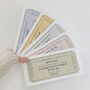 Personalised Luxury Ticket Style Gift Voucher, thumbnail 2 of 7