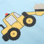 Timmy Blue Tractor Printed T Shirt, thumbnail 5 of 10