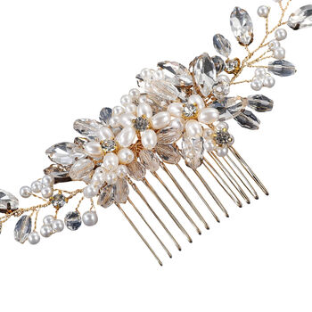Pearl Flower Hair Comb, 3 of 6