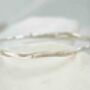 Sterling Silver And Gold Bangle, thumbnail 3 of 7