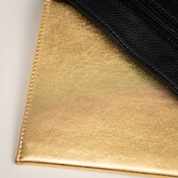 Disabled Blue Badge Parking Permit Wallet In Tiger Gold Lurex, 7 of 12