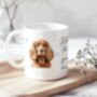 Personalised Cocker Spaniel Dog Hearts Pet Gift Mug, thumbnail 1 of 2