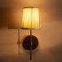 Antiqued Brass Wall Light, thumbnail 3 of 5