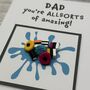 Liquorice Allsorts Polymer Clay Birthday Card Handmade, thumbnail 6 of 12